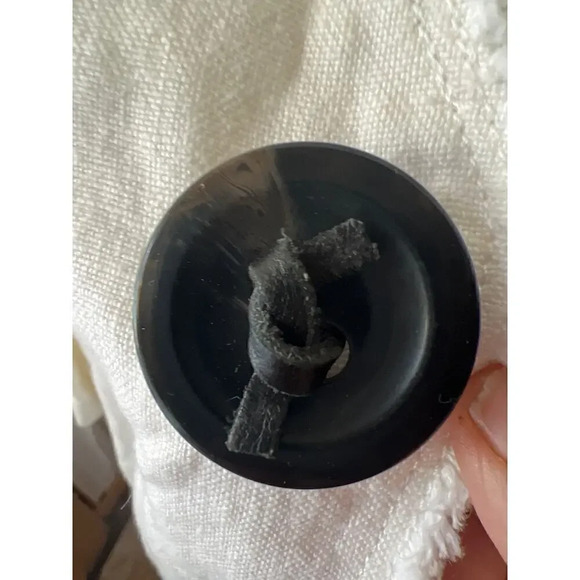 Lafayette 148 100% Linen one button blazer freyed hem 12 - Picture 4 of 9